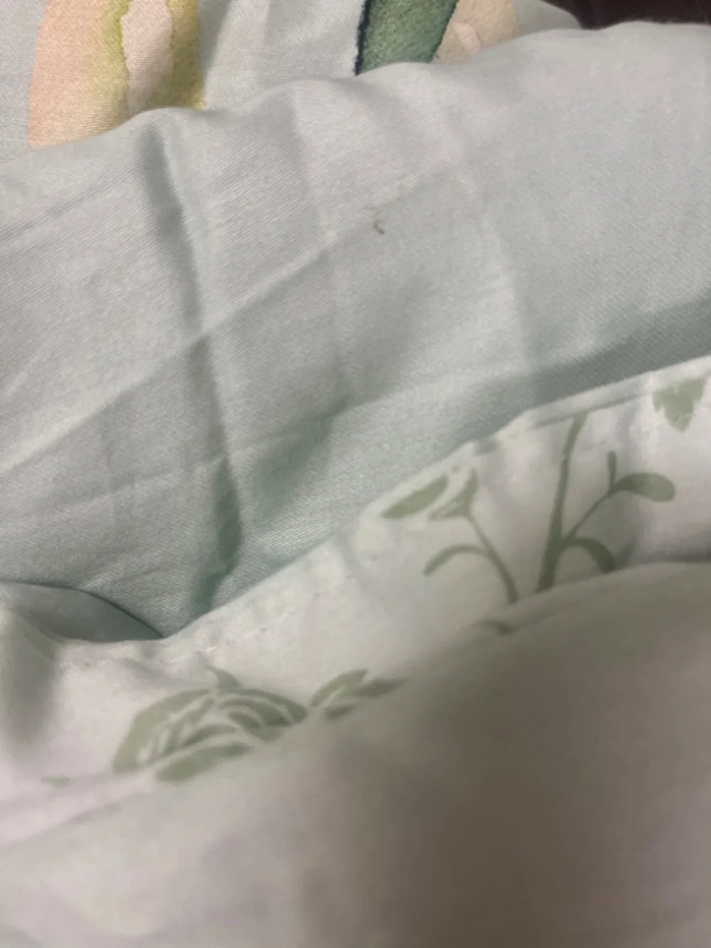 Bebejan Rose on Misty Green Reversible King Comforter Set - Picture 7 of 7